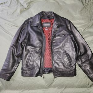 Wilsons vintage black leather jacket